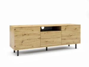 Komoda RTV Logan RTV 150 artisan na okrągłych słupkach
