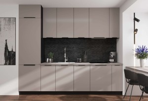 Zestaw mebli kuchennych Arona Cashmere 280cm z blatem