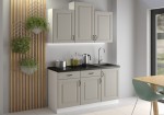 Meble kuchenne Stilo Clay Grey/biały 150cm