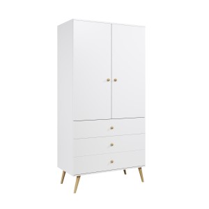 Szafa Bolea 2D3S 100 cm biały