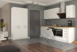 Zestaw mebli kuchennych Eko White 240 + 100 cm 9 szafek