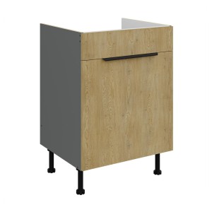 Zabudowa zlewu Cremona Antracyt 60 ZL 1S BB szuflada