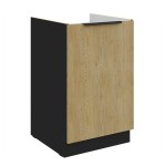 Zabudowa zlewu Cremona czarny 50 ZL 1F BB