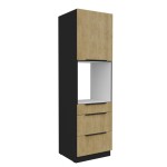 Zabudowa piekarnika Cremona czarny 60 DPS-210 3S 1F