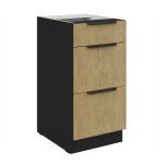 Szafka dolna Cremona czarny 40 D 3S BB