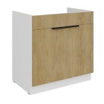 Zabudowa zlewu Cremona biały 80 ZL 1S BB szuflada