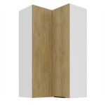 Szafka górna narożna Cremona biały 60x60 GN-108 2F (90°)