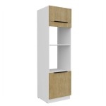 Zabudowa piekarnika oraz mikrofali Cremona biały 60 DPM-210 2F