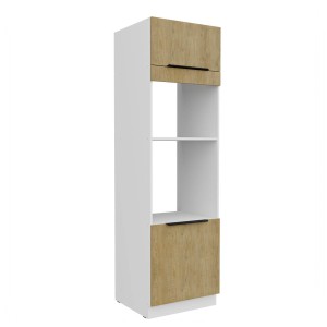 Zabudowa piekarnika oraz mikrofali Cremona biały 60 DPM-210 2F