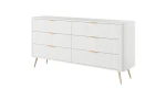 Komoda Lante 163 6S biały