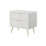 Stolik nocny Lante 2S biały