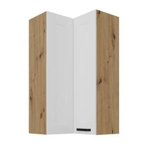 Szafka wisząca narożna Luna biały/artisan 60x60 GN-108 (90°) 2F
