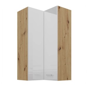 Szafka górna narożna Artisan biały połysk 60x60 GN-108 (90°) 2F