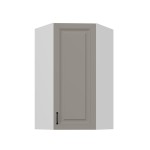 Szafka wisząca narożna Stilo Clay Grey/biały 60x60 GN-108 (45°) 1F