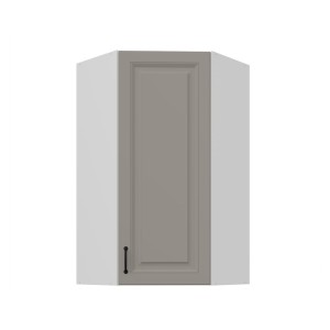 Szafka wisząca narożna Stilo Clay Grey/biały 60x60 GN-108 (45°) 1F