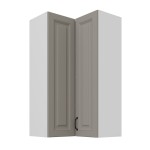 Szafka wisząca narożna Stilo Clay Grey/biały 60x60 GN-108 (90°) 2F