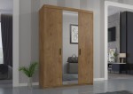 Szafa Elena 3Drzwi lustro dąb lefkas