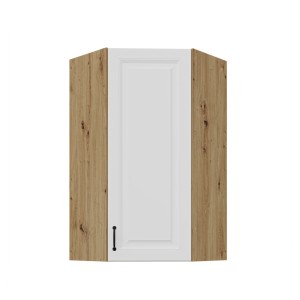 Szafka wisząca narożna Stilo biały/artisan 60x60 GN-108 (45°) 1F
