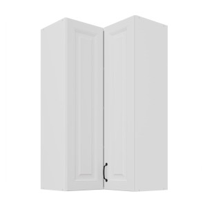 Szafka wisząca narożna Stilo biały/biały 60x60 GN-108 (90°) 2F