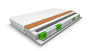 Materac kieszeniowy pocket 140x200cm kokos+pianka T25 H3/H2