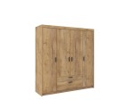 Szafa Elena 4Drzwi szuflady dąb lefkas