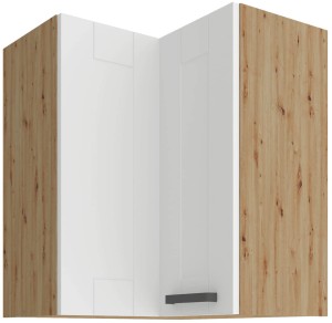 Szafka wisząca narożna Luna biały/artisan 60x60 GN-72 (90°) 2F