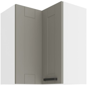 Szafka narożna Luna Clay grey/biały 60x60 GN-72 (90°) 2F