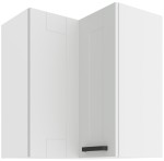  Szafka wisząca narożna Luna biały/biały 60x60 GN-72 (90°) 2F