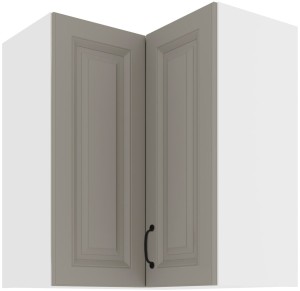 Szafka wisząca narożna Stilo Clay Grey/biały 60x60 GN-72 (90°) 2F