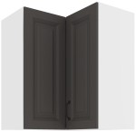 Szafka narożna Stilo Grafit/biały 60x60 GN-72 (90°) 2F