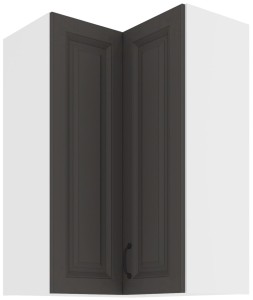 Szafka narożna Stilo Grafit/biały 60x60 GN-90 (90°) 2F