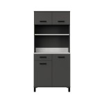 Bufet 80 cm Linda antracyt