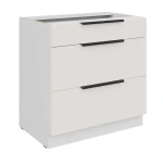 Szafka dolna Aria biały/biały 80 D 3S BB