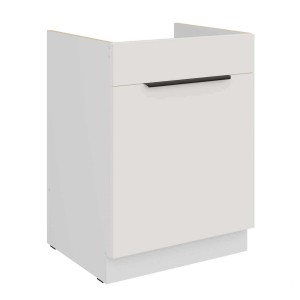 Zabudowa zlewu Aria biały/biały 60 ZL 1S BB