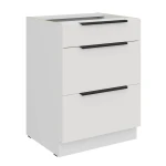 Szafka dolna Aria biały/biały 60 D 3S BB