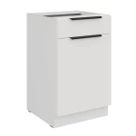 Szafka dolna Aria biały/biały 50 D 1F 1S BB