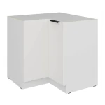 Szafka dolna narożna Aria biały/biały 90x90 DN 2F BB