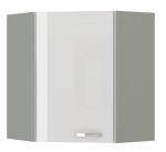 Szafka górna narożna Bianca 60x60 GN-72 (45°) 1F