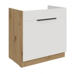 Zabudowa zlewu Aria biały/artisan 80 ZL 1S BB