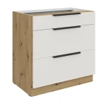 Szafka dolna Aria biały/artisan 80 D 3S BB