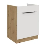 Zabudowa zlewu Aria biały/artisan 60 ZL 1S BB