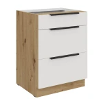 Szafka dolna Aria biały/artisan 60 D 3S BB