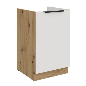 Zabudowa zlewu Aria biały/artisan 50 ZL 1F BB