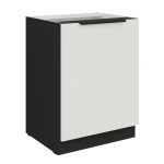 Szafka dolna Aria biały/czarny 60 D 1F BB