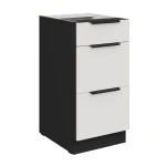 Szafka dolna Aria biały/czarny 40 D 3S BB