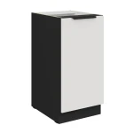 Szafka dolna Aria biały/czarny 40 D 1F BB