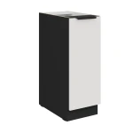 Szafka dolna Aria biały/czarny 30 D CARGO BB