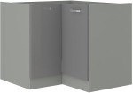 Szafka dolna narożna Grey 90x90 DN 2F BB