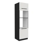 Zabudowa piekarnika i mikrofali Aria biały/czarny 60 DPM-210 2F