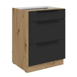 Szafka dolna Aria czarny/artisan 60 D 3S BB